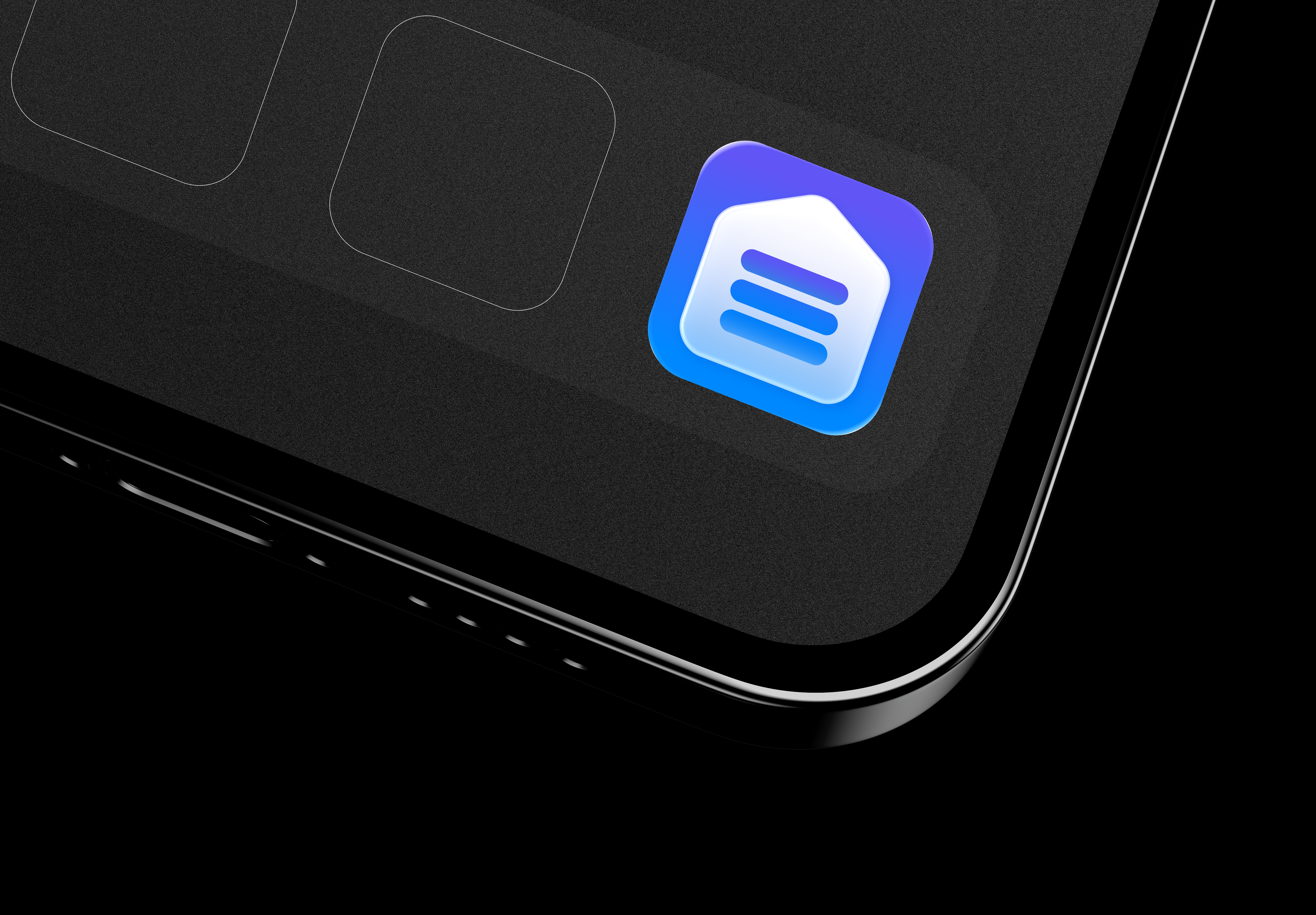 Dotted app icon mockup